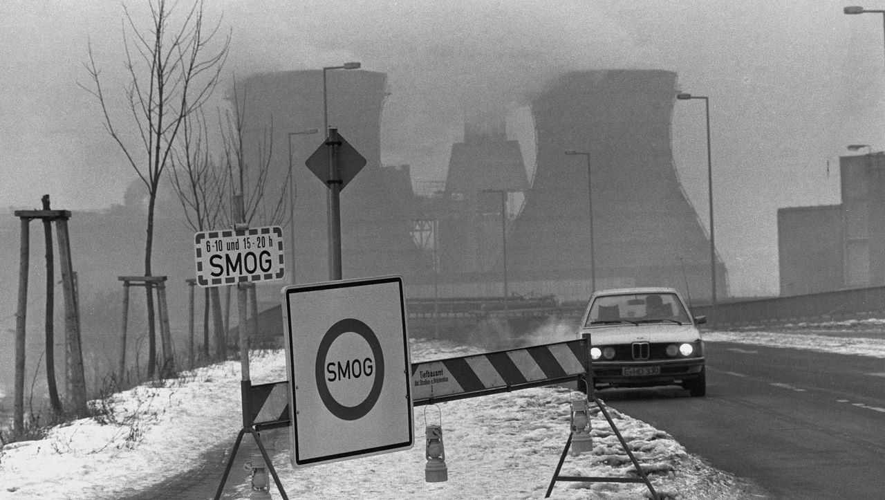 Erster deutscher Smogalarm 1979 im Ruhrgebiet - DER SPIEGEL
