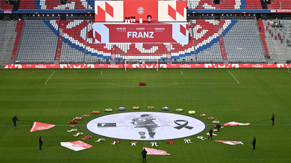 Gedenkfeier zu Ehren Franz Beckenbauers